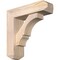 Ekena Millwork Balboa Craftsman Smooth Bracket w/ Offset Brace, Douglas Fir, 5 1/2"W x 18"D x 18"H BKT0604X18X18BOA04SDF - alternate 1